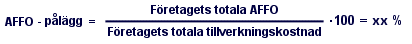 AFFO-pålägg