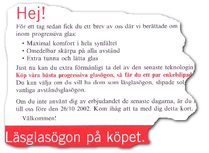 Påminnelseerbjudande